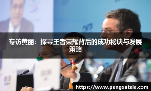 专访黄丽：探寻王者荣耀背后的成功秘诀与发展策略